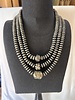 AMY KAPLAN NAVAJO PEARL TRIPLE STRAND