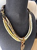 AMY KAPLAN SEVEN STRAND COIN NECKLACE