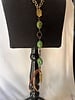 AMY KAPLAN TURQUOISE/BRASS NECKLACE