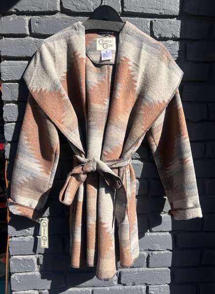 CRIPPLE CREEK BLANKET WRAP COAT