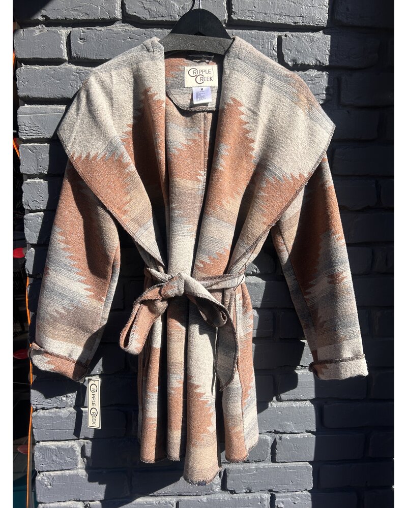 CRIPPLE CREEK BLANKET WRAP COAT
