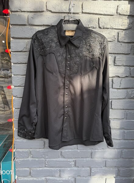 SCULLY MEN'S EMBROIDERED SNAP SHIRT