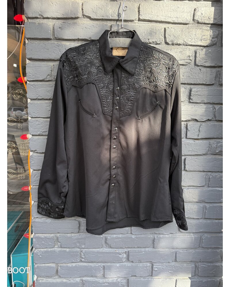 SCULLY MEN'S EMBROIDERED SNAP SHIRT