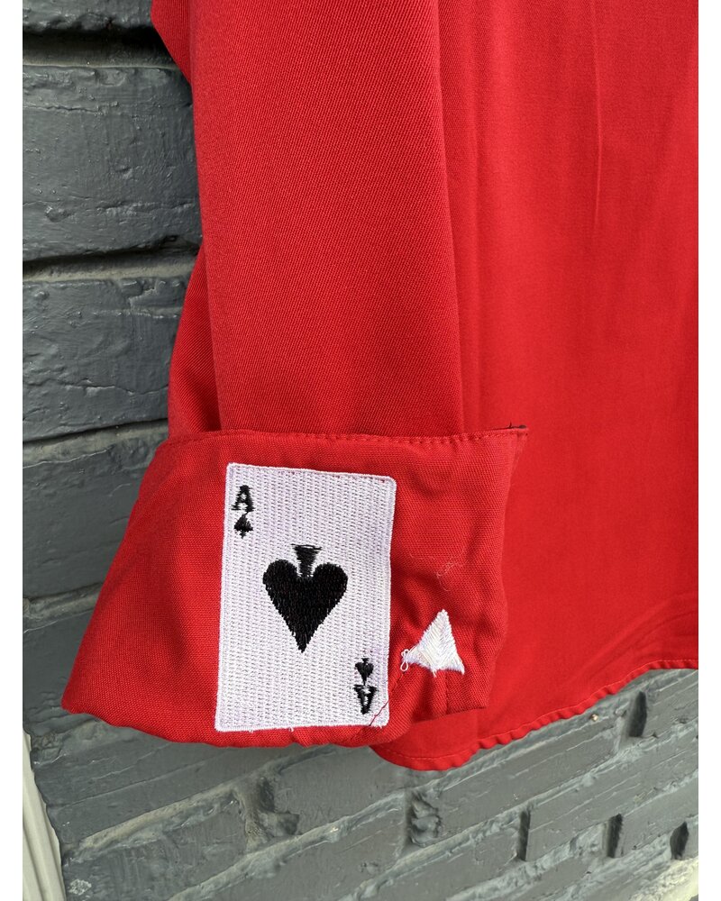 SCULLY SCULLY  4 ACES EMBROIDERED SNAP FRONT SHIRT