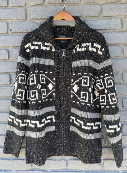 PENDLETON MEN'S WESTERLEY DONEGAL LAMBSWOOL CARDIGAN