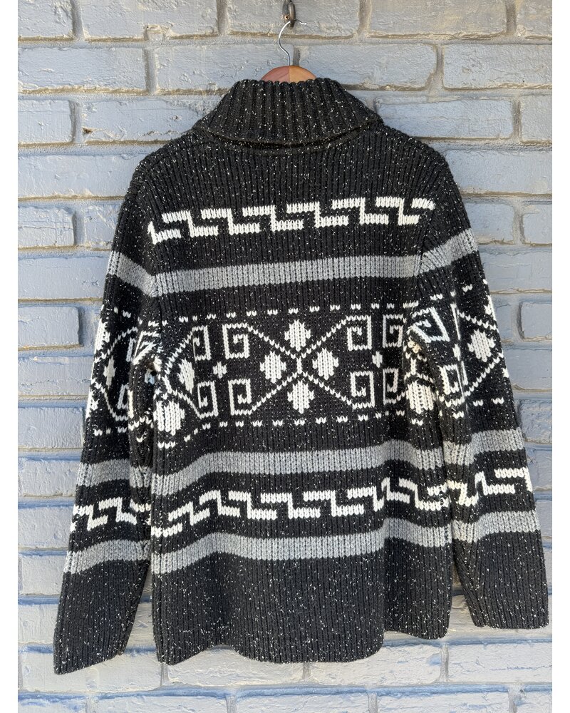 PENDLETON MEN'S WESTERLEY DONEGAL LAMBSWOOL CARDIGAN