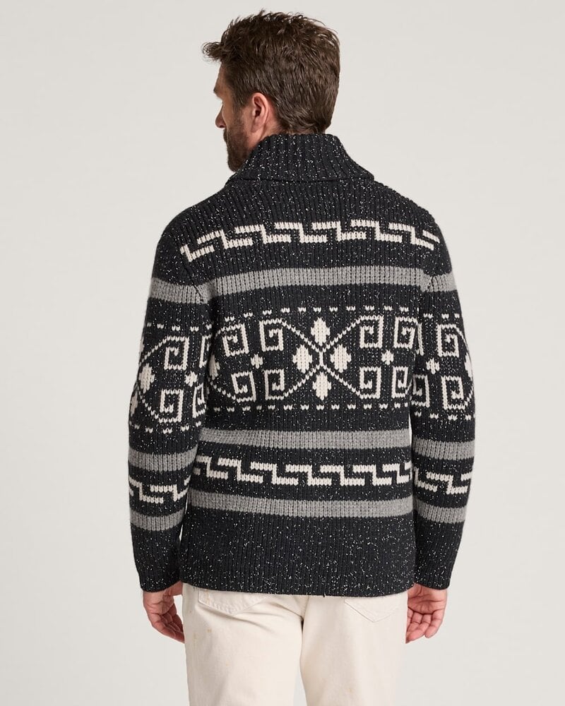 PENDLETON MEN'S WESTERLEY DONEGAL LAMBSWOOL CARDIGAN