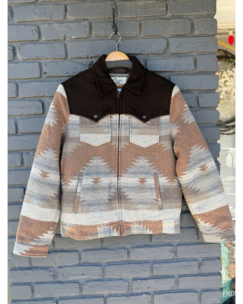 CRIPPLE CREEK MEN'S PRINTED JACKET WITH CONCEALED CARRY POCKET