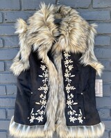 TASHA POLIZZI TASHA POLIZZI WOMEN'S CHATEAU FAUX FUR VEST