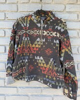 PENDLETON WOMEN'S AUTUMN BIRCH COTTON CHAMOIS HALF-ZIP PULLOVER