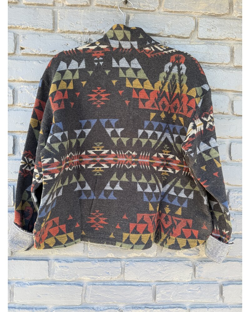 PENDLETON WOMEN'S AUTUMN BIRCH COTTON CHAMOIS HALF-ZIP PULLOVER