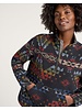 PENDLETON WOMEN'S AUTUMN BIRCH COTTON CHAMOIS HALF-ZIP PULLOVER