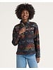 PENDLETON WOMEN'S AUTUMN BIRCH COTTON CHAMOIS HALF-ZIP PULLOVER