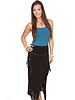 SCULLY  BLACK FRINGE SKIRT
