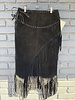 SCULLY  BLACK FRINGE SKIRT