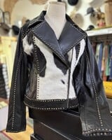 SCULLY COWHIDE LEATHER MOTO JACKET
