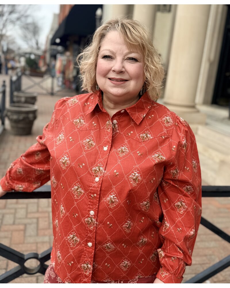 PENDLETON WINONA PUFF SLEEVE SHIRT