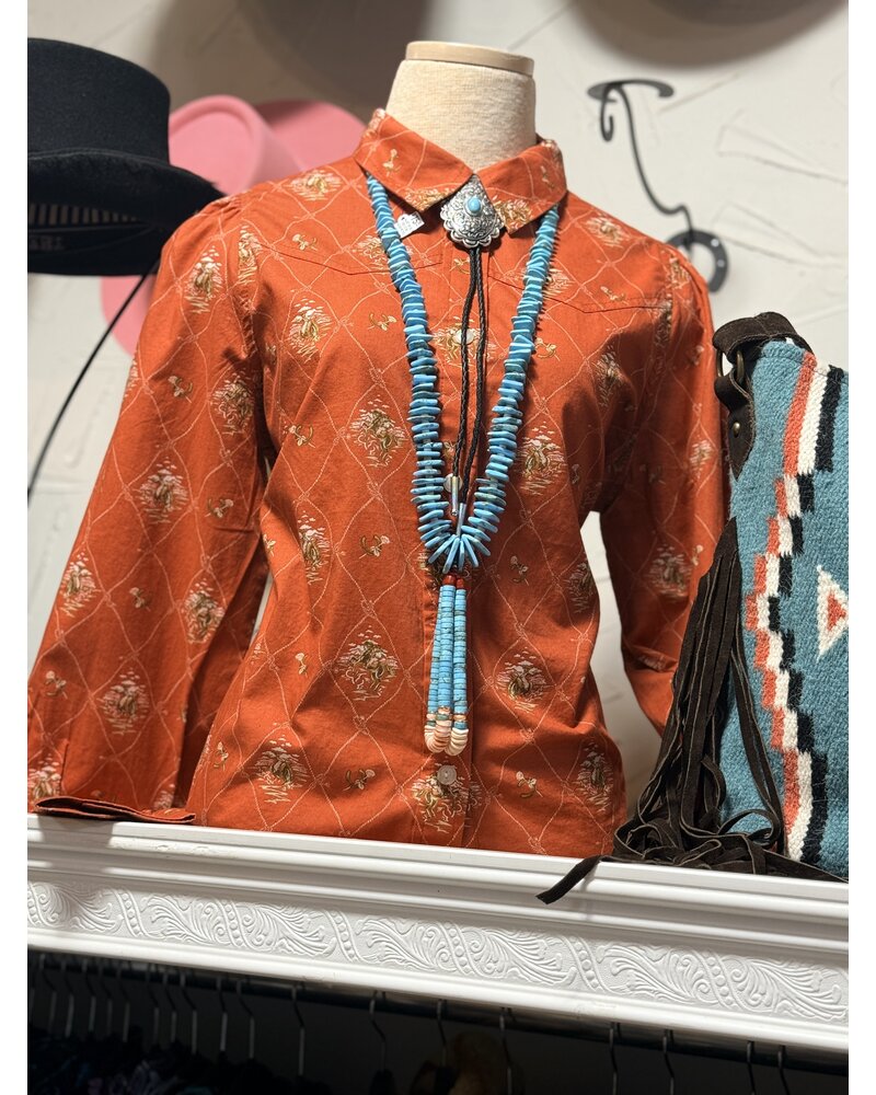 PENDLETON WINONA PUFF SLEEVE SHIRT