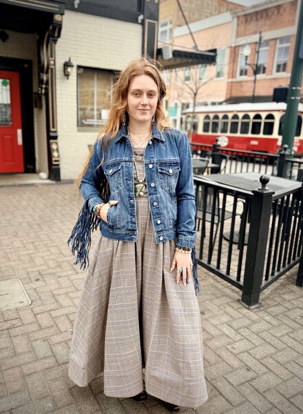 SCULLY FRINGE DENIM JACKET