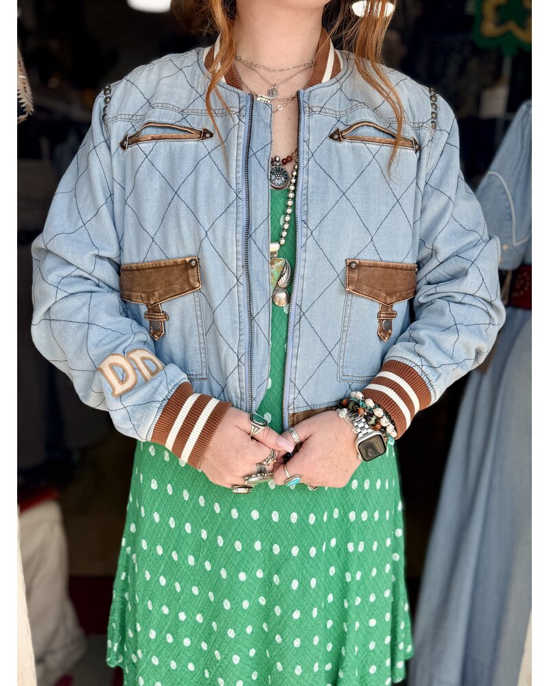 DOUBLE D RANCHWEAR BRANDED & TRUE BOMBER JACKET