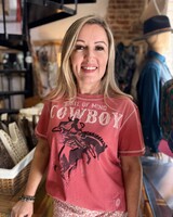 DOUBLE D RANCHWEAR COWBOY STATE OF MIND TOP