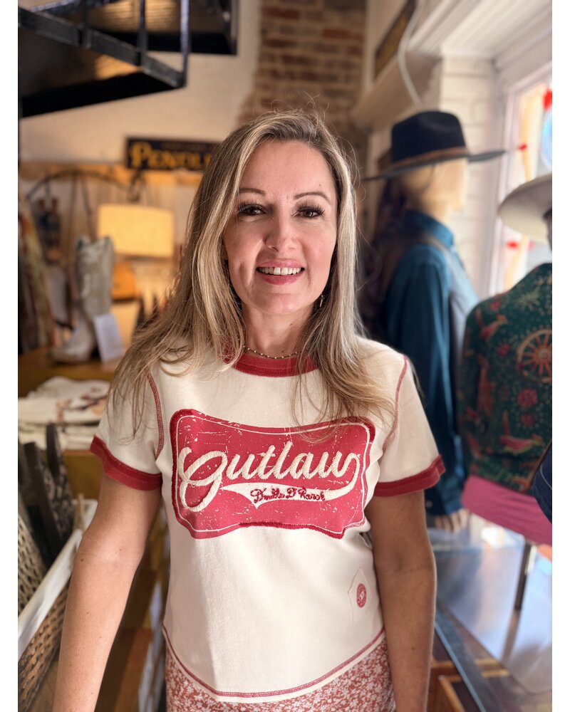 DOUBLE D RANCHWEAR WANTED COWGIRL TOP