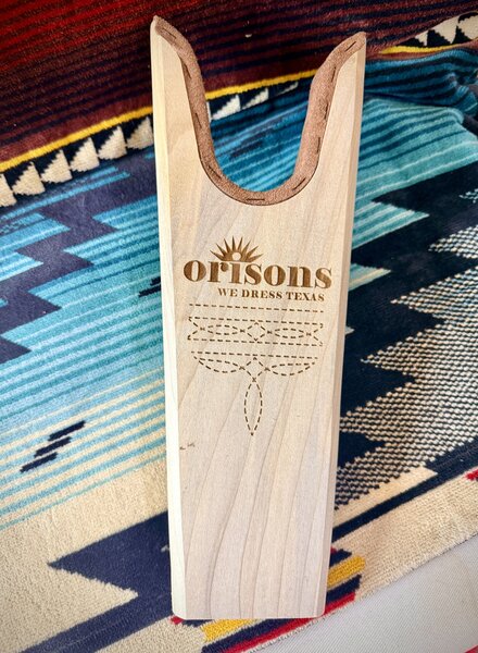 ORISONS LASER ENGRAVED BOOT JACK