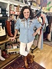 DOUBLE D RANCHWEAR LITTLE BLUES PONY TOP