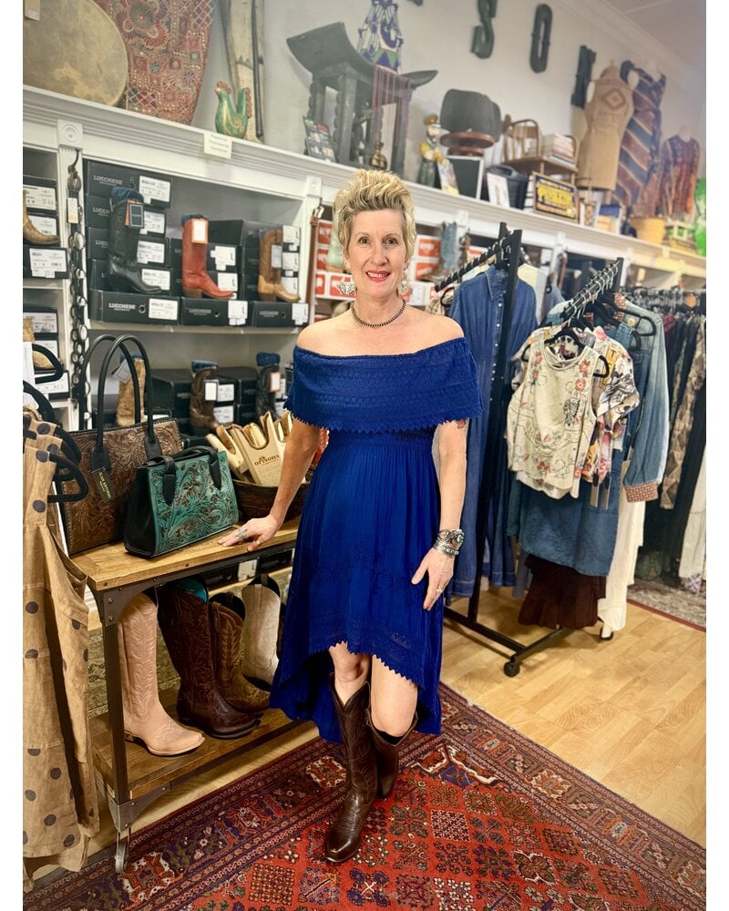 SCULLY OFF SHOULDER DRESS