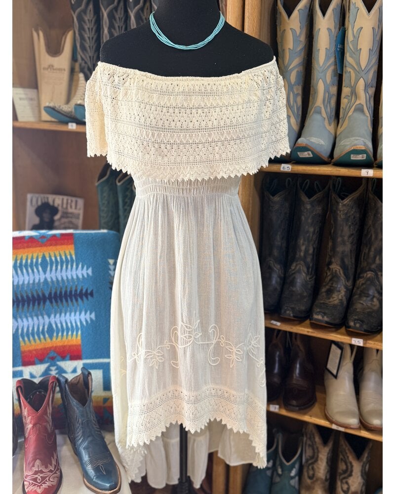 SCULLY OFF SHOULDER DRESS