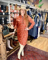 PENDLETON LATTICE GAMBLER SHIRT DRESS