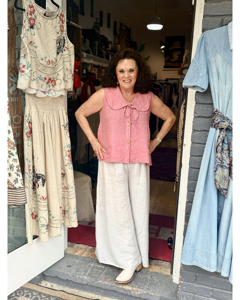 FLOWY ITALIAN LINEN PANT