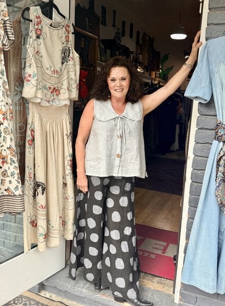 FLOWY ITALIAN LINEN PANT