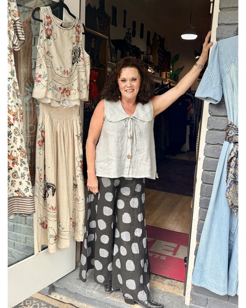 FLOWY ITALIAN LINEN PANT