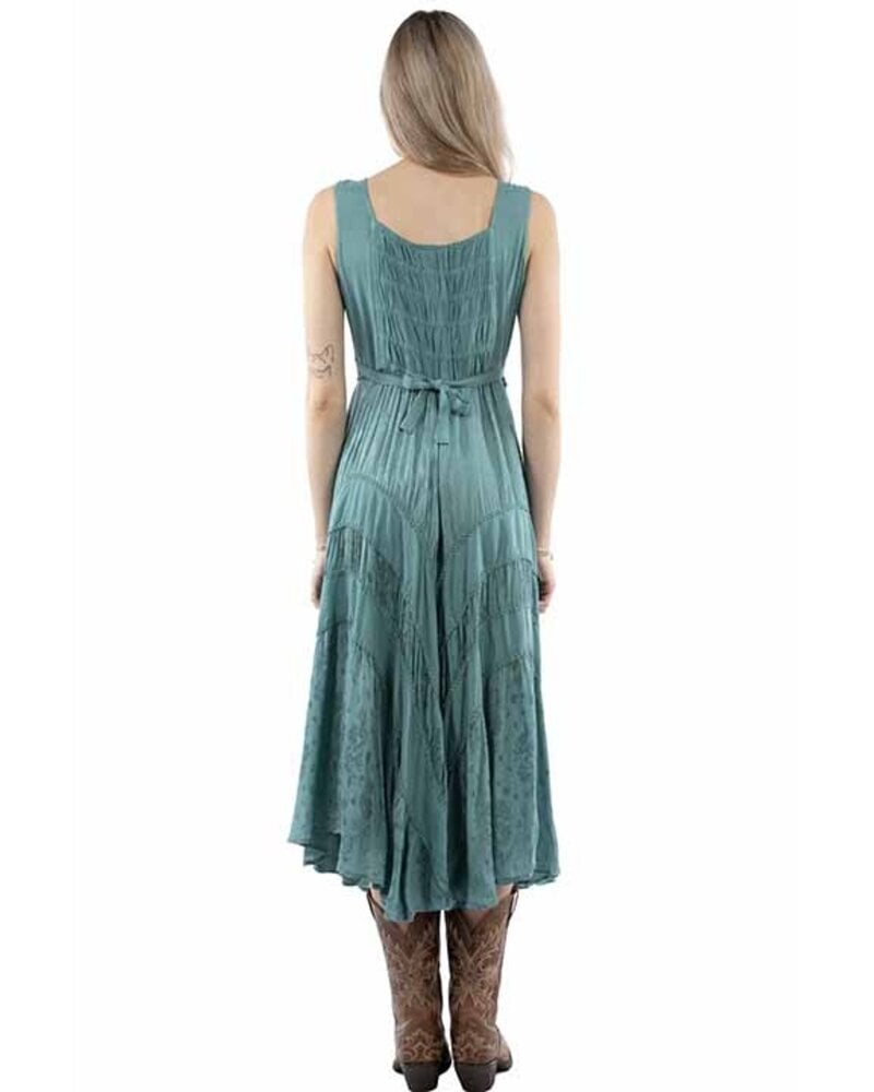 SCULLY SLEEVELESS PEASANT DRESS