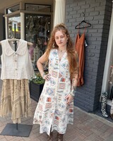 PENDLETON LANA SLEEVELESS LINEN DRESS