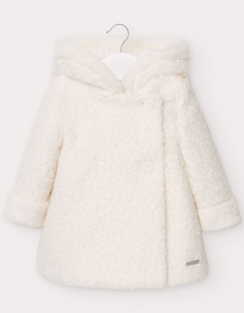 baby girl coats with fur hood