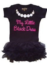 my little black dress onesie