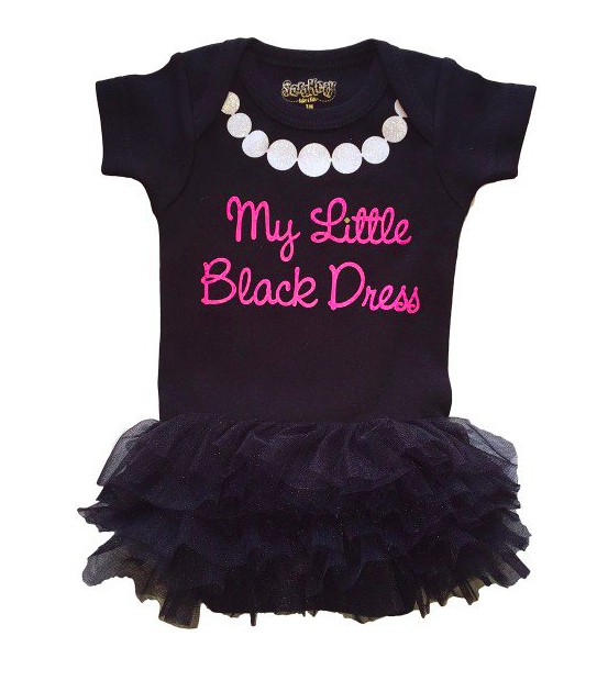 little black dress onesie