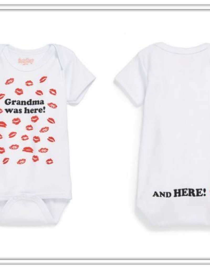 grandma was here onesie