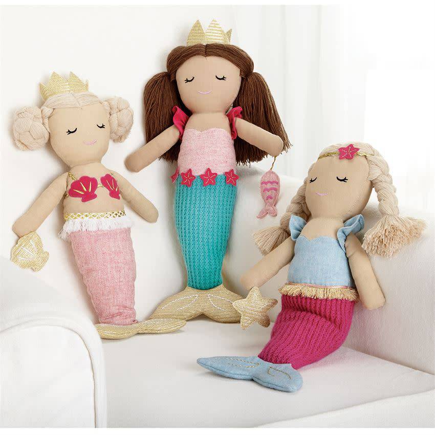 stuffed mermaid dolls