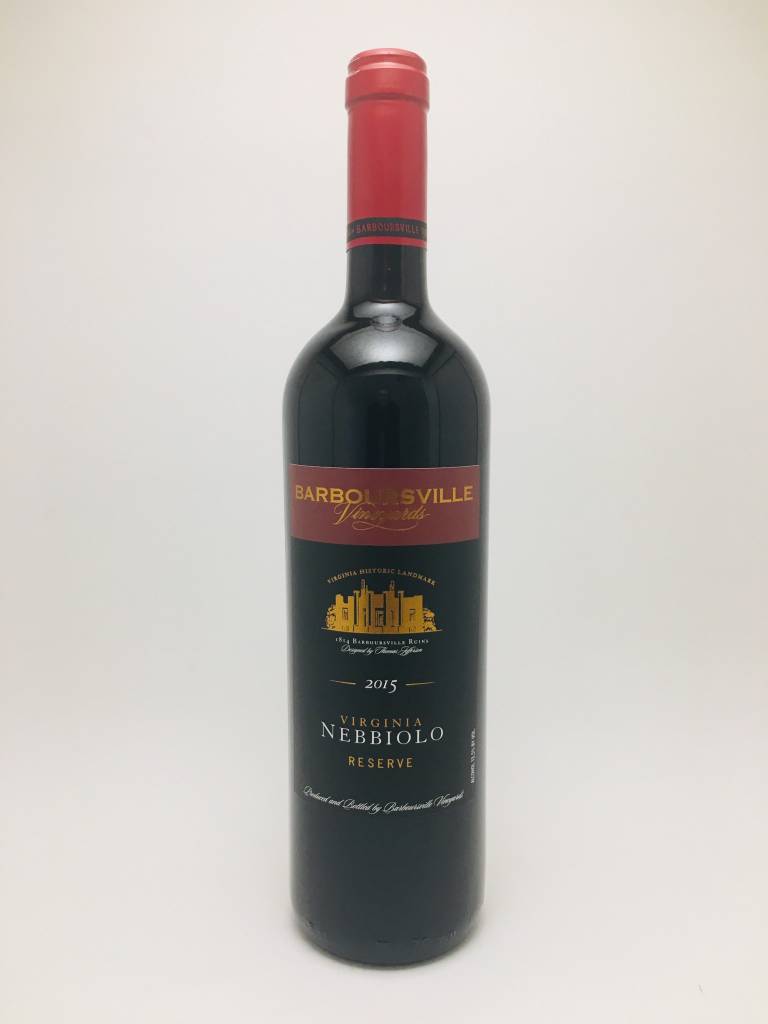 Barboursville Vineyards Nebbiolo Reserve Virginia 2021