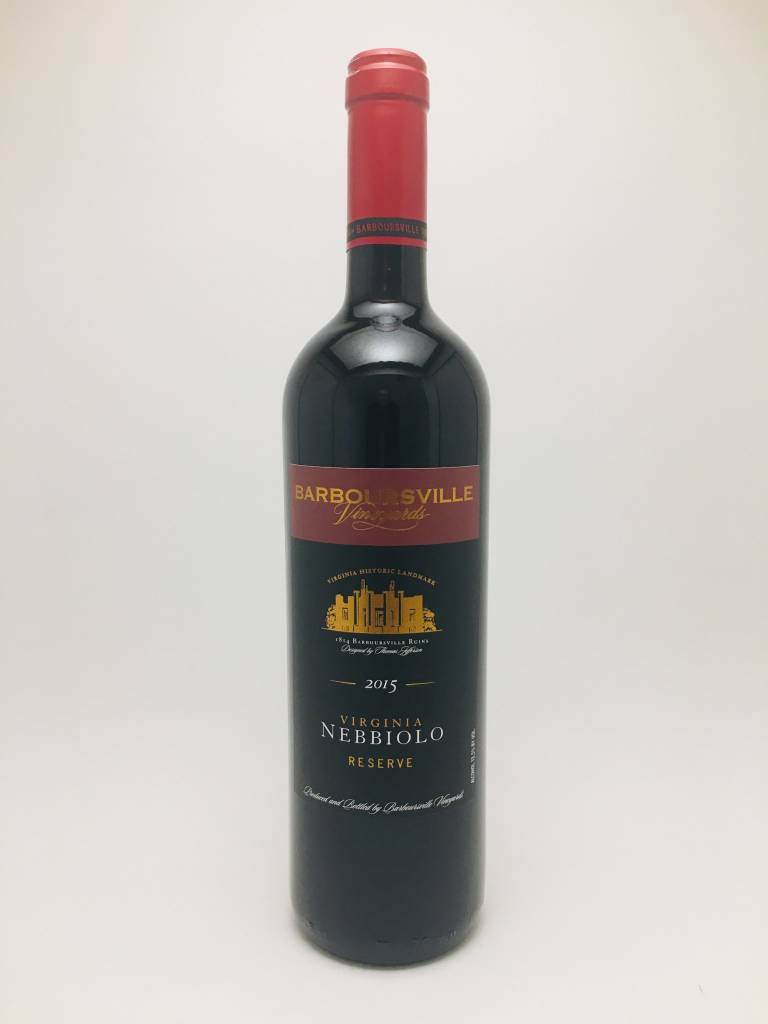 Barboursville Vineyards Nebbiolo Reserve Virginia 2020