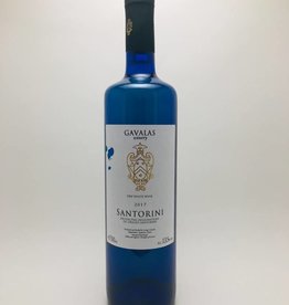 Gavalas Winery Blue Bottle Santorini Greece 2024