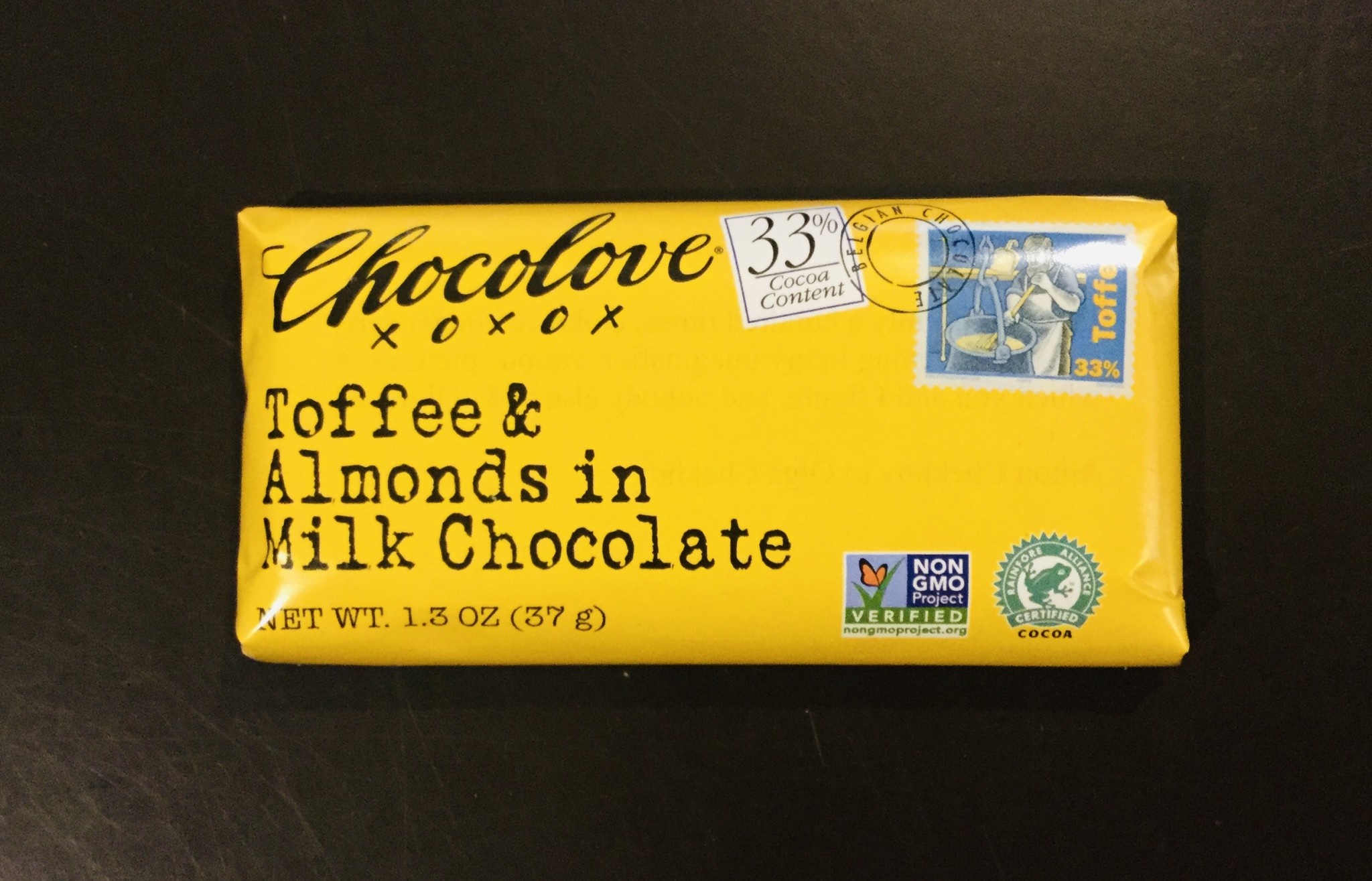 Chocolate - Chocolove Mini Toffee & Almonds in Milk Chocolate 1.3 oz