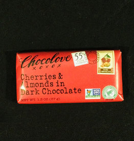 Chocolate chocolov cherry almond dark mini bars