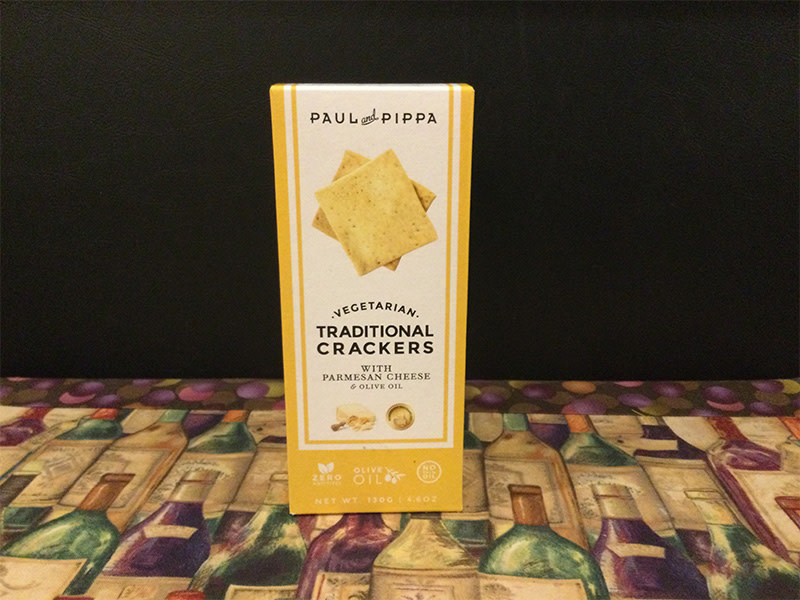 Crackers Paul and Pippa Parmesan Cheese