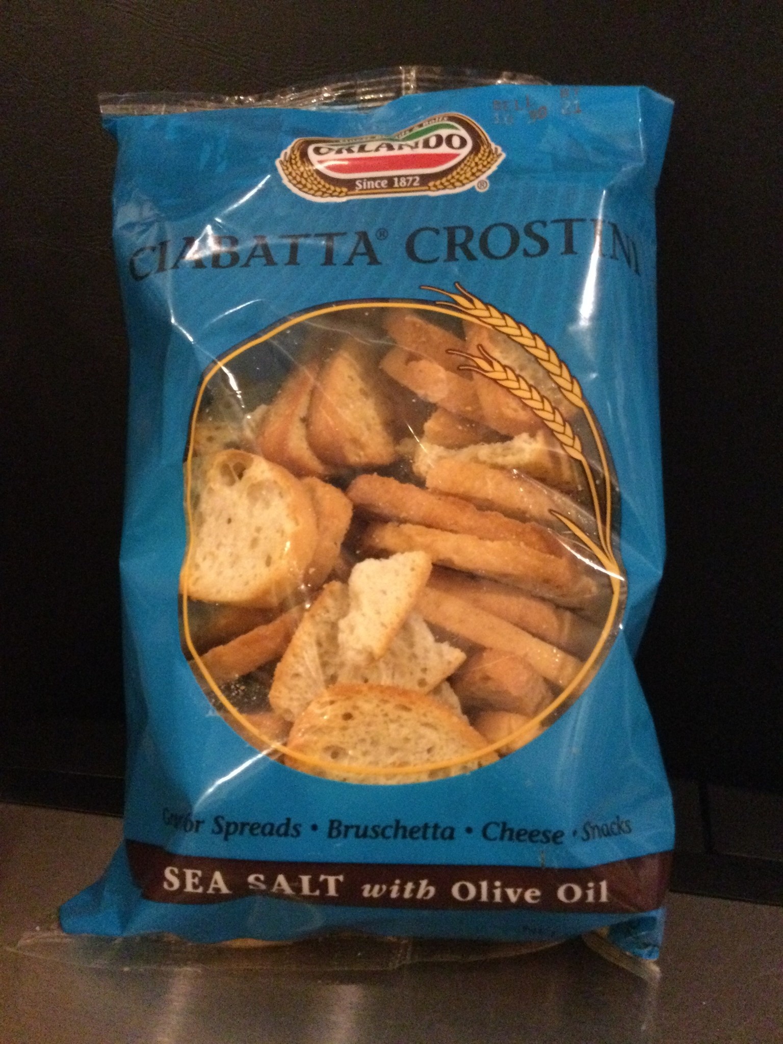 Cracker- SEA SALT W/ OLIVE OIL CROSTIN