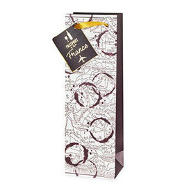Wine Gift Bag France Wine Map