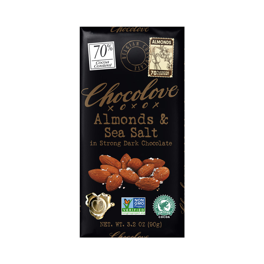 Chocolate - ALMONDS/SALT STRONG DARK BARS